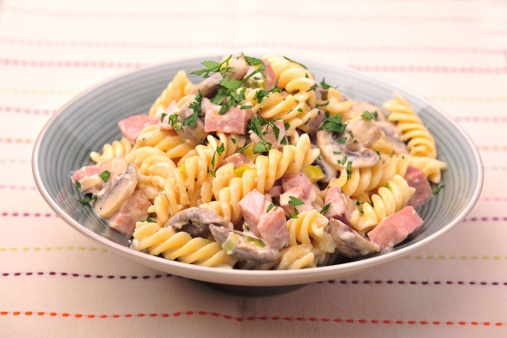pasta, love ham a with good creamy  all especially pasta  bacon We recipe  when combined